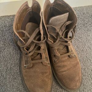 Skechers Men's Brown Lace-Up Boots